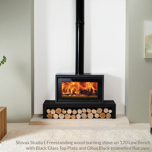 Stovax Studio 1 Freestanding Wood Burning Fire