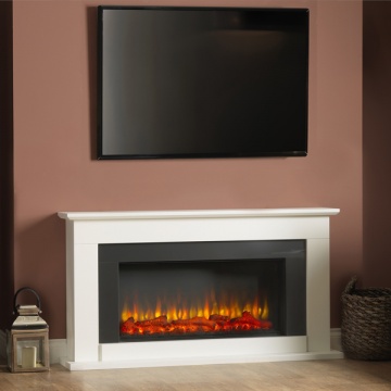 Suncrest Georgia Electric Fireplace Suite