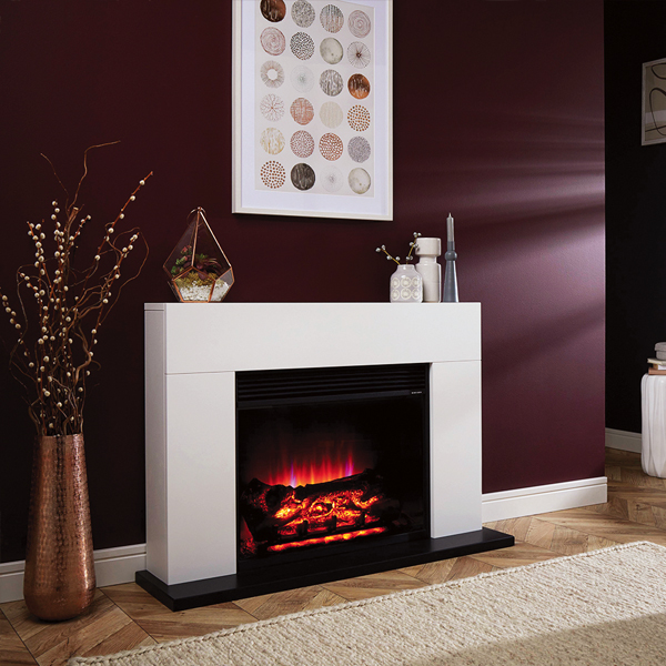 Suncrest Lindale Electric Fireplace Suite