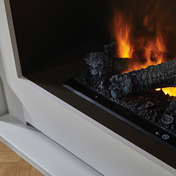 Suncrest Lucera Opti-Myst Electric Fireplace Suite