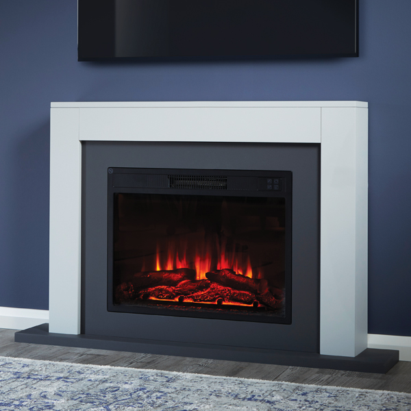 Suncrest Marlow Electric Fireplace Suite