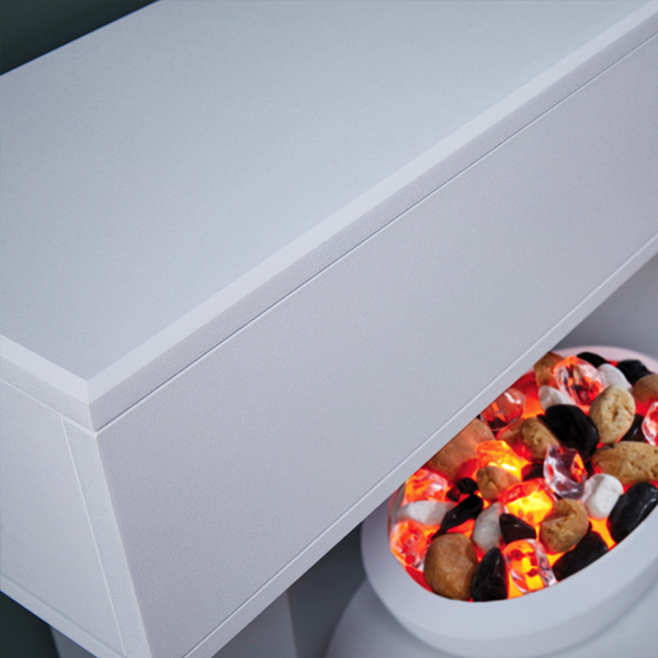 Suncrest Purley Wall Mounted Electric Fireplace Suite