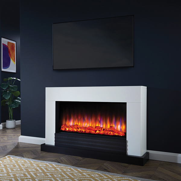 Suncrest Raby Electric Fireplace Suite