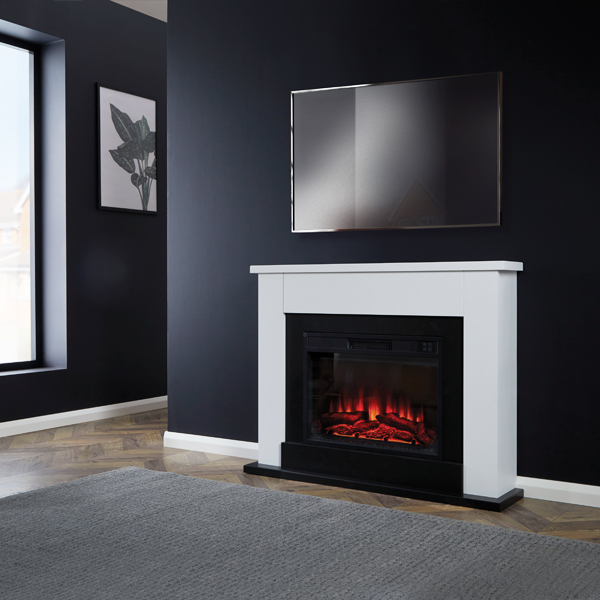 Suncrest Ryedale Electric Fireplace Suite