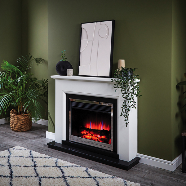 Suncrest Talent Electric Fireplace Suite