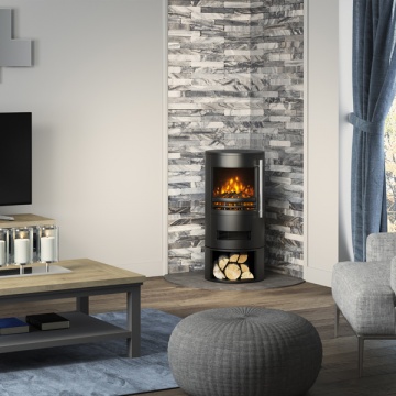 FLARE Collection by Be Modern Tunstall with Logstore Electric Stove