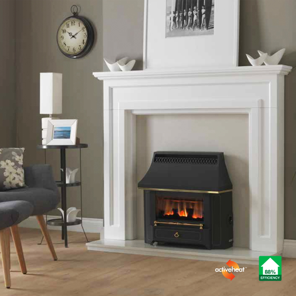 Valor Black Beauty Slimline Outset Gas Fire