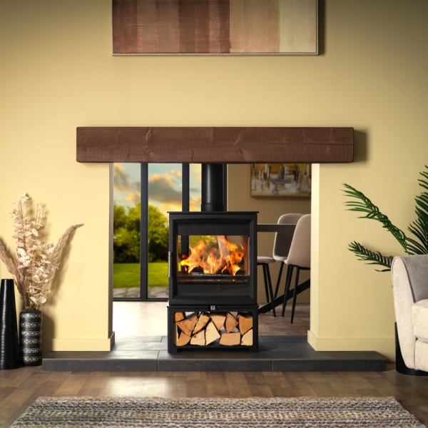 Fireline Woodtec 8kW Double Sided Wood Burning Stove