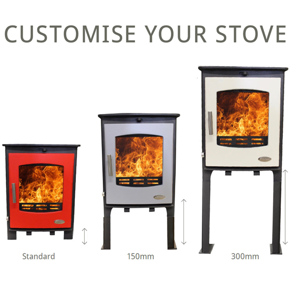 Woolly Mammoth 5 Widescreen Mk2 Wood Burning / Multi-Fuel Stove