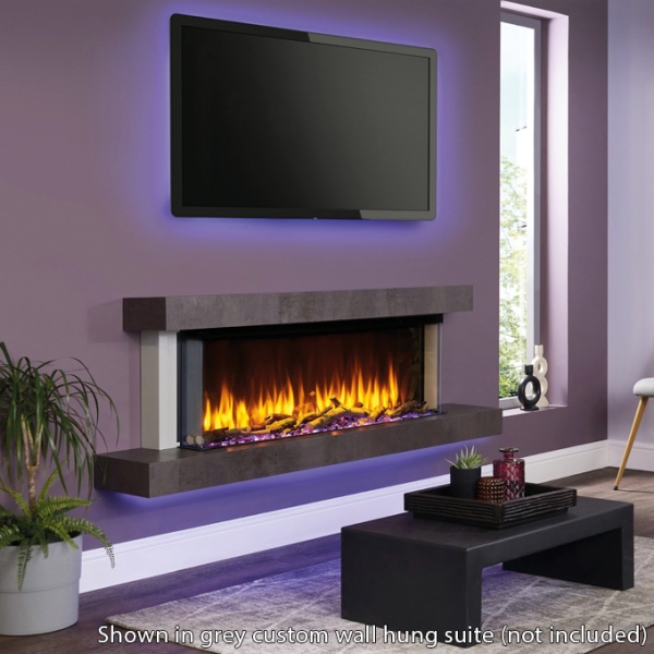 Charlton &amp; Jenrick iRange i1800e Deep Electric Fire | Flames.co.uk