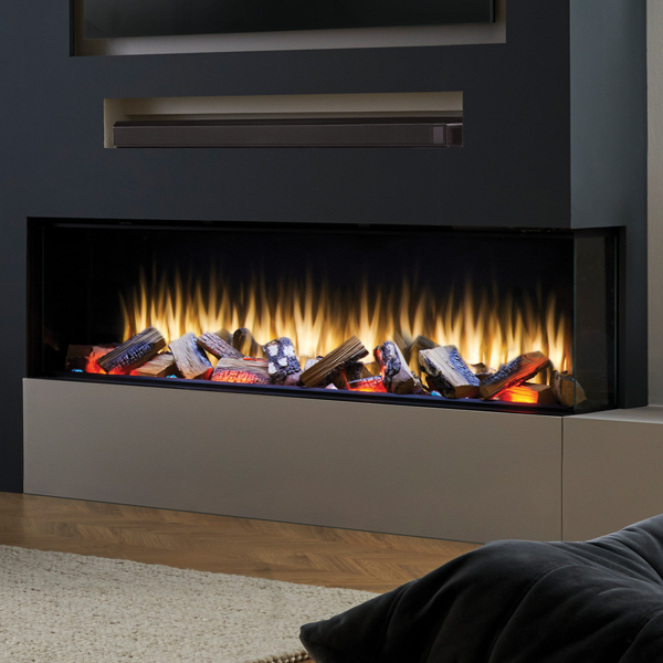 Charlton & Jenrick iRange i1500e Deep 1-2-3 Sided Electric Fire