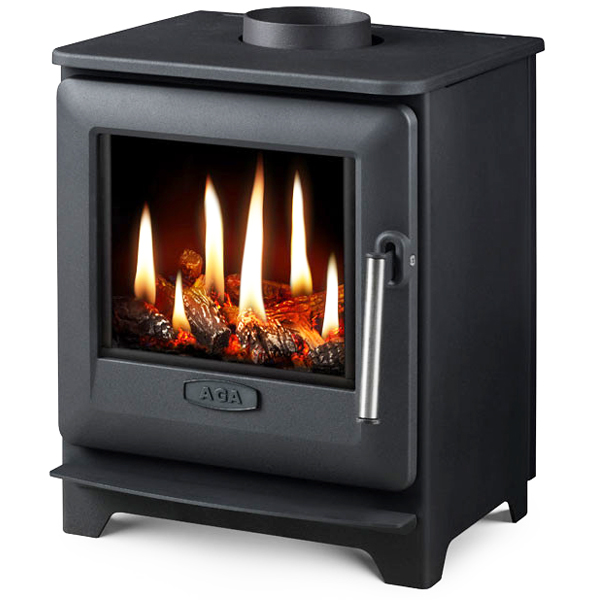 AGA Ludlow EC5 Balanced Flue Gas Stove Flames.co.uk