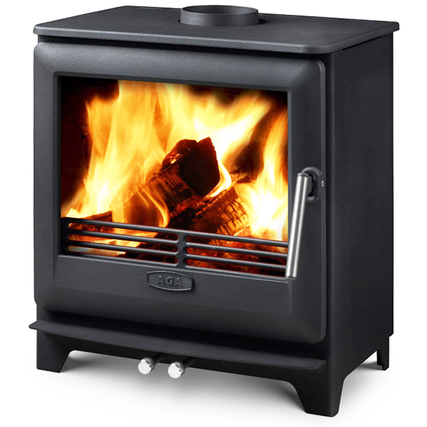 AGA Ludlow EC5W Wide MultiFuel Stove Flames.co.uk