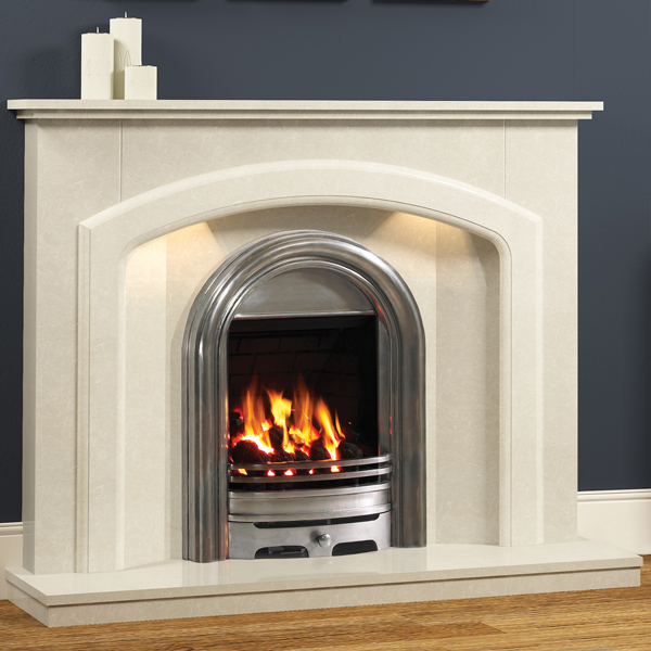 Be Modern Andorra Marble Fireplace Flames Co Uk
