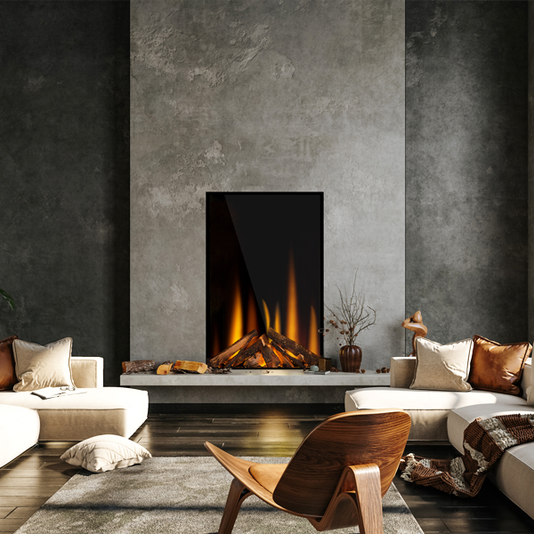 British Fires Knightwood Electric Fire Flames.co.uk