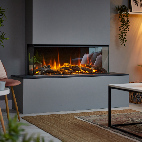 British Fires New Forest 1200 Electric Fire Flames co uk