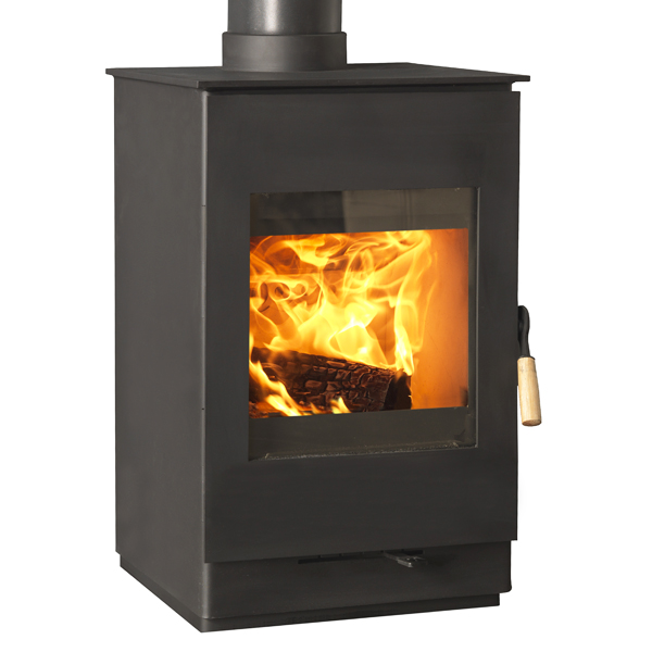 Burley Bradgate 9305C Catalytic Converter Wood Burning Stove Flames