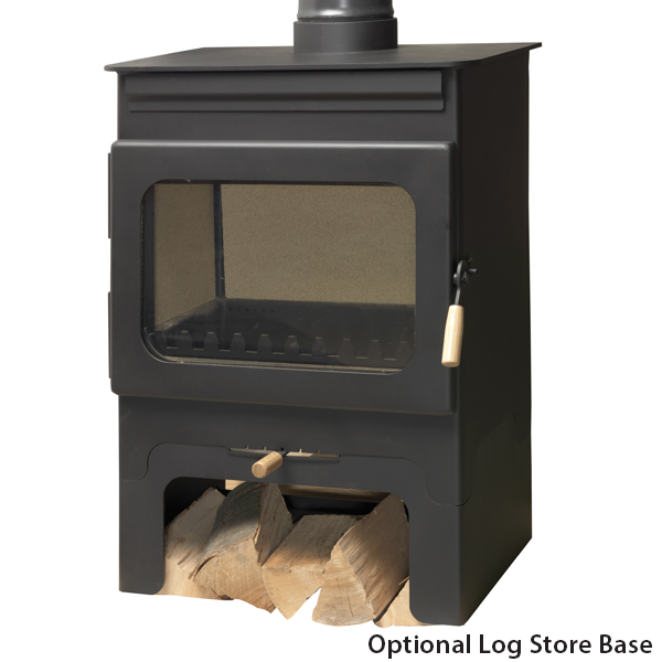 Burley Brampton 9108C Catalytic Converter Wood Burning Stove Flames