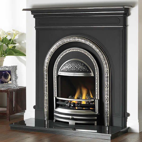 Cast Tec Integra Combination Cast Iron Fireplace Flames.co.uk