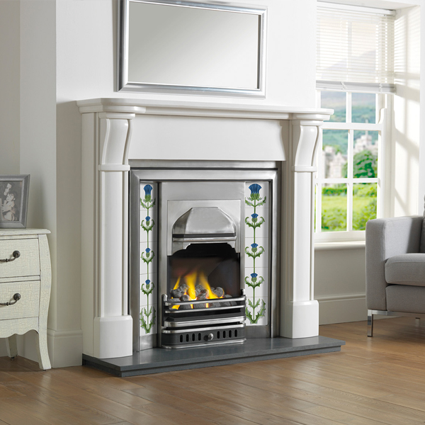 Cast Tec Ripon Marble Fireplace | Flames.co.uk