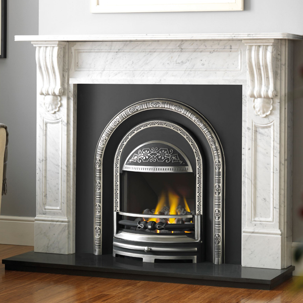 Cast Tec William IV Marble Fireplace