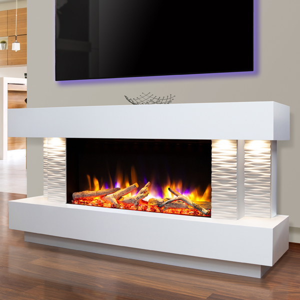 Celsi Ultiflame VR Toronto 800 Illumia Electric Fireplace Suite