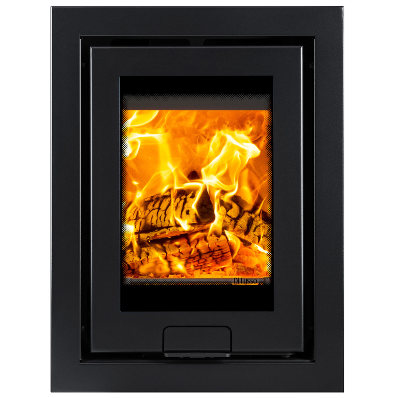 Di Lusso R5 Eco Inset Wood Burning Stove with 3 or 4 Sided Frame ...