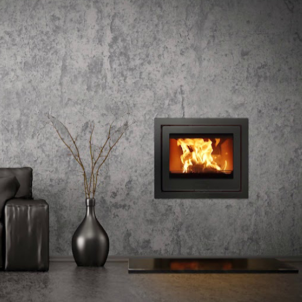Di Lusso Eco R6 Slimline Inset Wood Burning Stove | Flames.co.uk