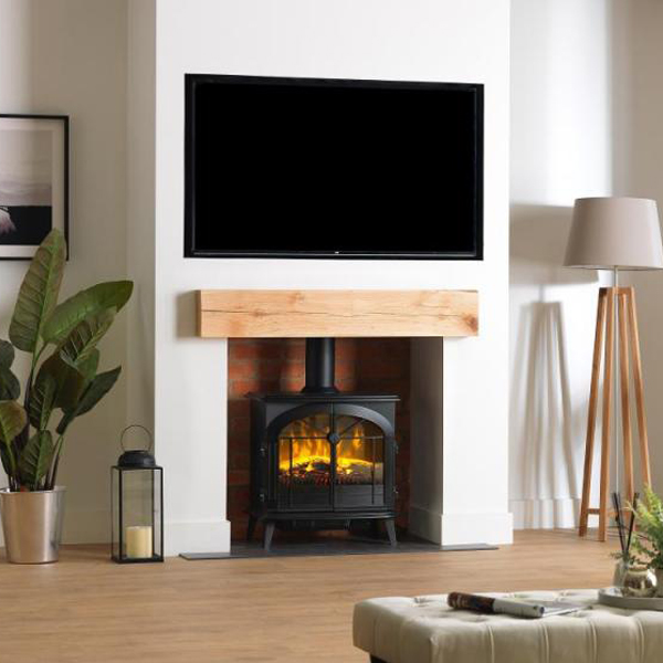 Dimplex Leckford Optiflame Electric Stove Flames.co.uk