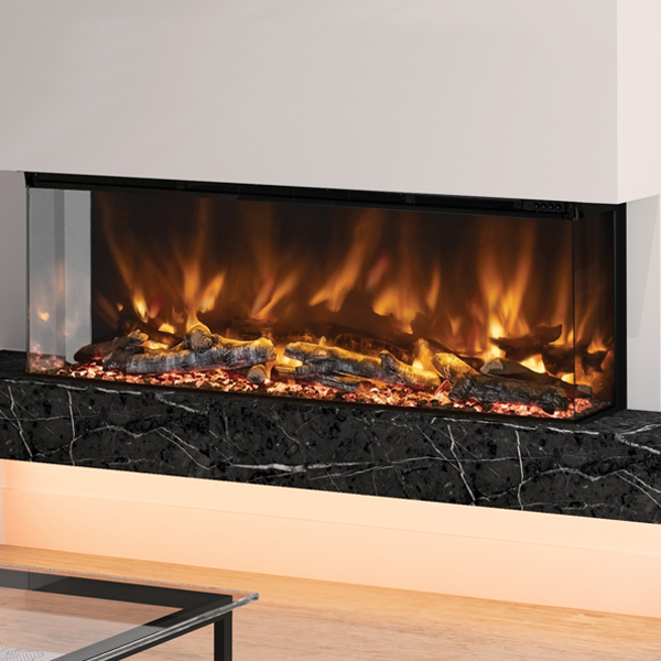 Elgin & Hall Pryzm Arteon 1250 3 Sided Electric Fire