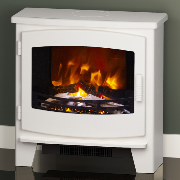 FLARE Collection by Be Modern Beacon Large Electric Stove - Ash White