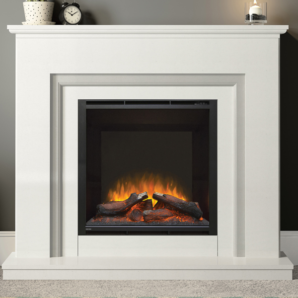 Elgin Hall Embleton Marble Electric, Marble Electric Fireplace Suites