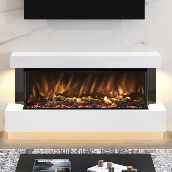 Elgin u0026 Hall Pryzm Evento 64 Floor Standing Electric Fireplace Suite |  Flames.co.uk