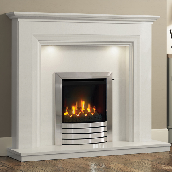 Elgin & Hall Odella Marble Fireplace