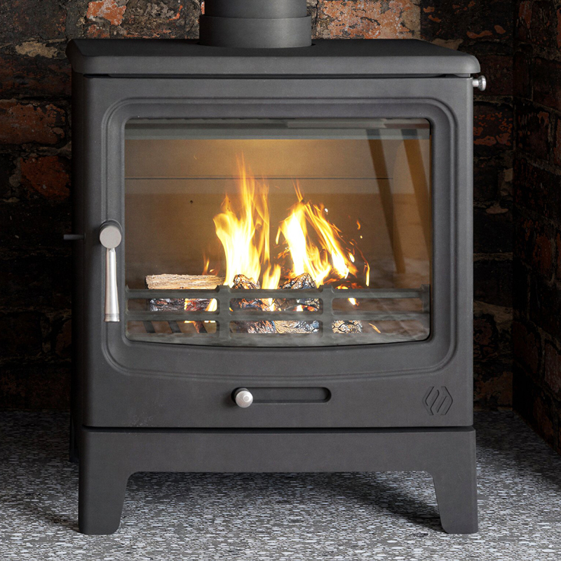 F2 Fires Vue Landscape 5kW Multi-Fuel Stove | Flames.co.uk