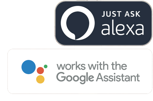 Alexa & Google Assistant compatible