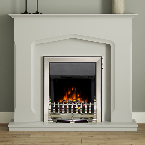 FLARE Collection by Be Modern Bramwell Electric Fireplace Suite