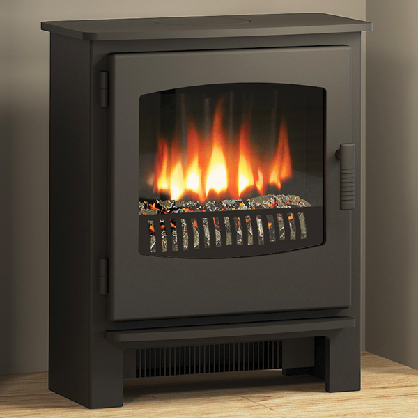 FLARE Collection by Be Modern Espire Electric Stove - Black | Flames.co.uk
