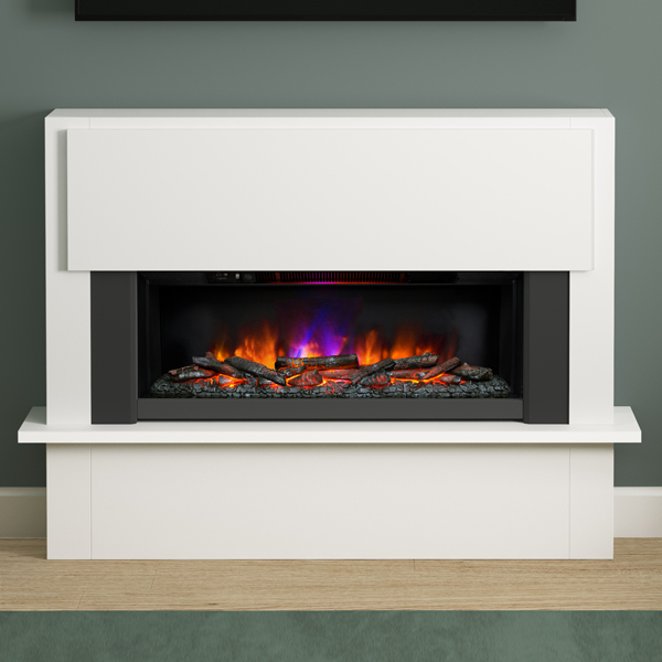 FLARE Collection by Be Modern Fairview Electric Fireplace Suite