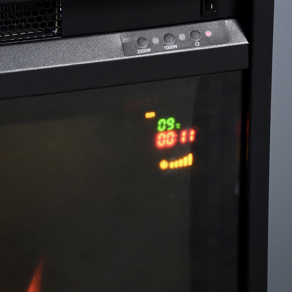 FLARE Rodwell 36" Inset Wall Mounted Electric Fire Flames.co.uk