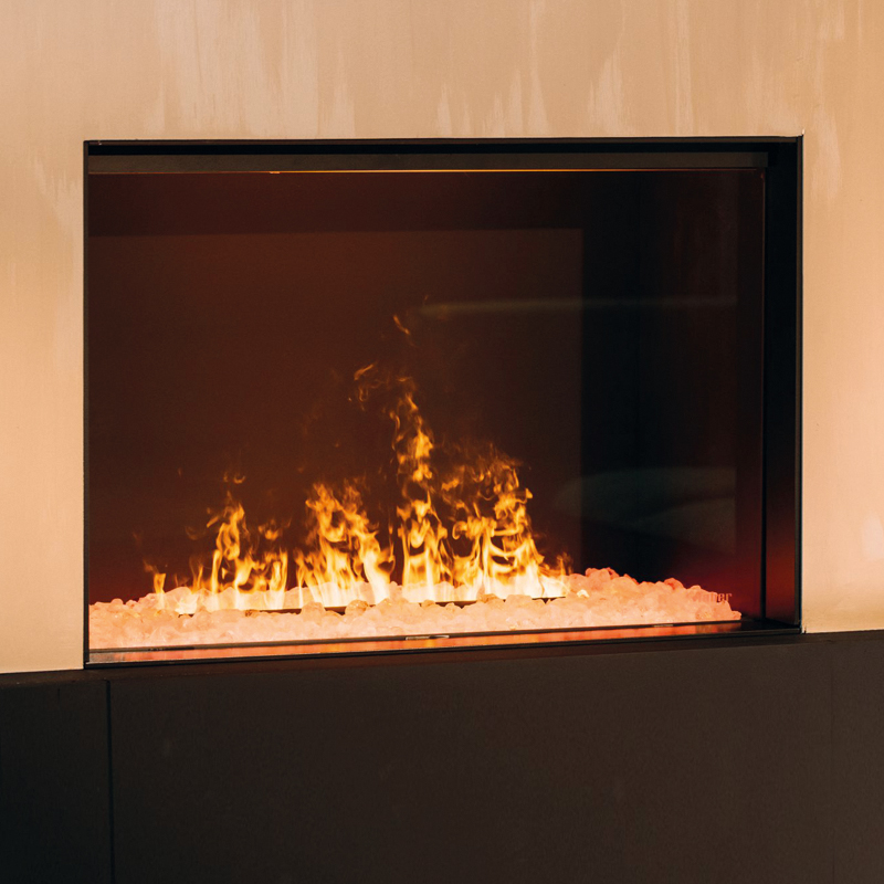Faber e-MatriX Mood 800-500 I 1-Sided Electric Fireplace | Flames.co.uk
