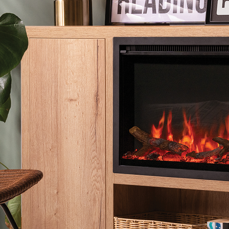 FireFX Venezia Oak Effect Media Suite for Atmos 105 Electric Fire