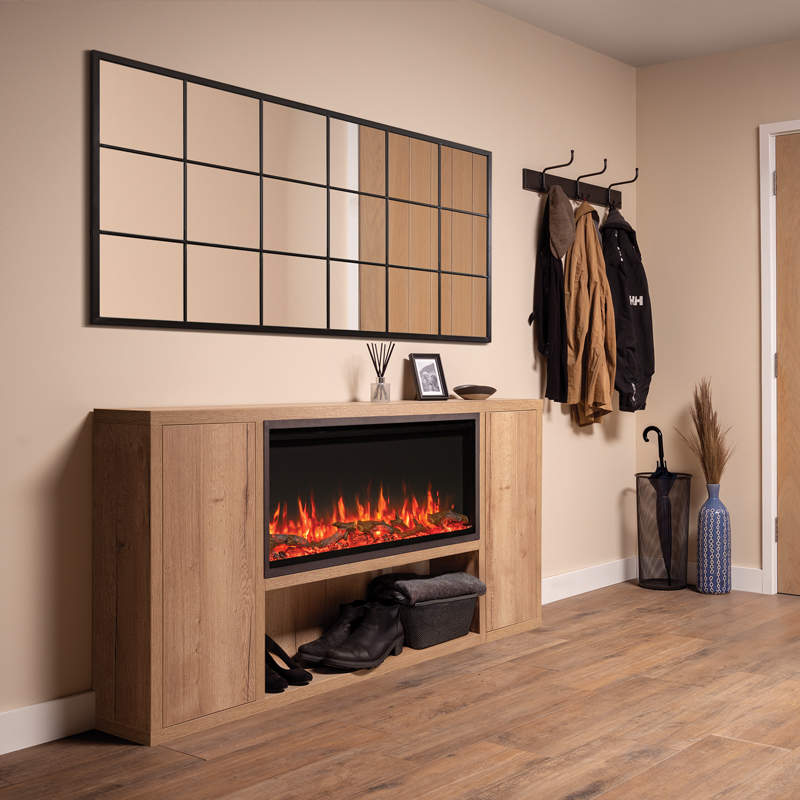 FireFX Venezia Oak Effect Media Suite for Atmos 105 Electric Fire