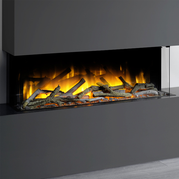 Flamerite Glazer 1000 1-2-3 Sided Electric Fire