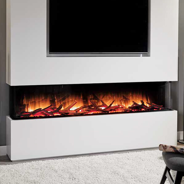 Flamerite Glazer 1800 1-2-3 Sided Electric Fire