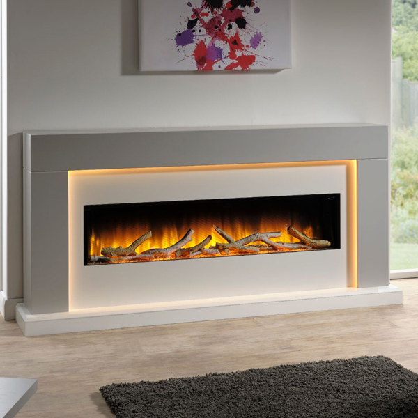 Large discount electric fireplace