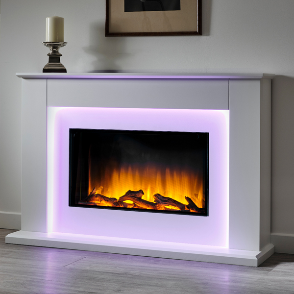 Flamerite Telisa Electric Fireplace Suite