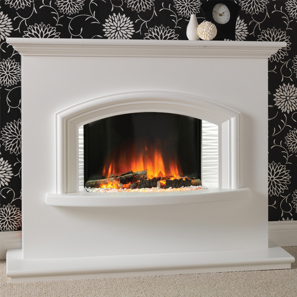 Flamerite Valentino 2 Electric Fireplace Suite