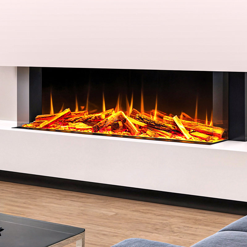 Flavel Proflame 1250 3-Sided Glass Smart Electric Fire | Flames.co.uk