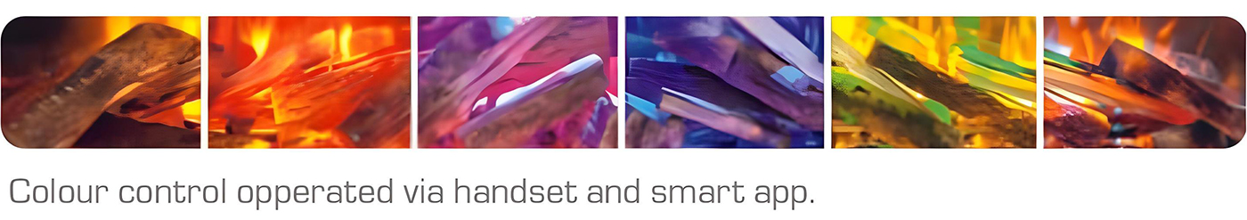 Flavel Proflame 1000 3-Sided Glass Smart Electric Fire | Flames.co.uk